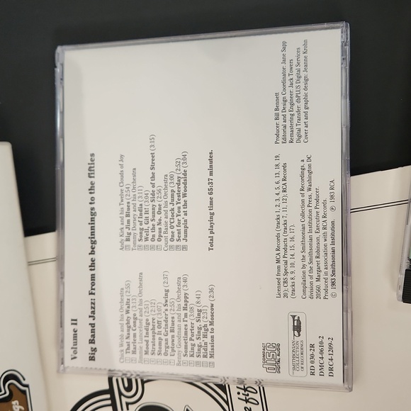 BIG BAND JAZZ Smithsonian Collection of Recordings 4 CD box set, 1983 - Picture 7 of 17